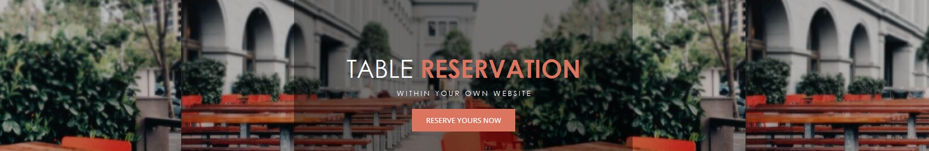 Restaurant table reservation software